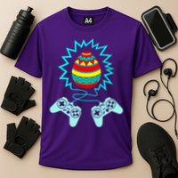 Funny Happy Easter Gamer Video Game Controller Egg Performance Shirt