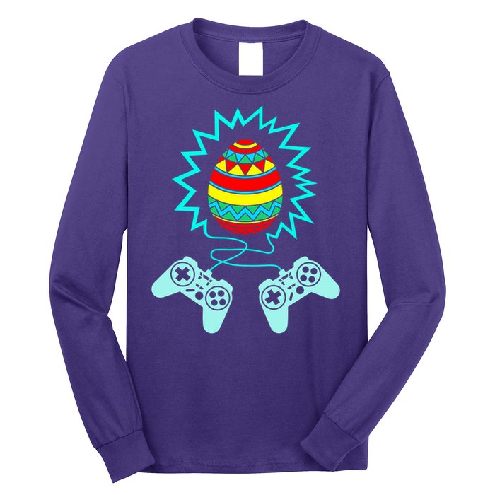 Funny Happy Easter Gamer Video Game Controller Egg Long Sleeve Shirt
