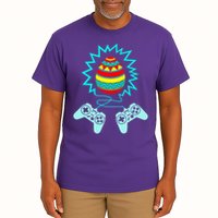 Funny Happy Easter Gamer Video Game Controller Egg Tall T-Shirt