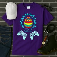 Funny Happy Easter Gamer Video Game Controller Egg Tall T-Shirt