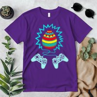 Funny Happy Easter Gamer Video Game Controller Egg Premium T-Shirt