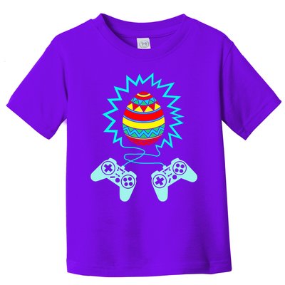 Funny Happy Easter Gamer Video Game Controller Egg Toddler T-Shirt