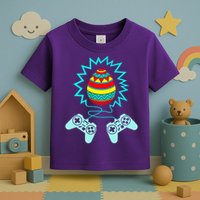 Funny Happy Easter Gamer Video Game Controller Egg Toddler T-Shirt