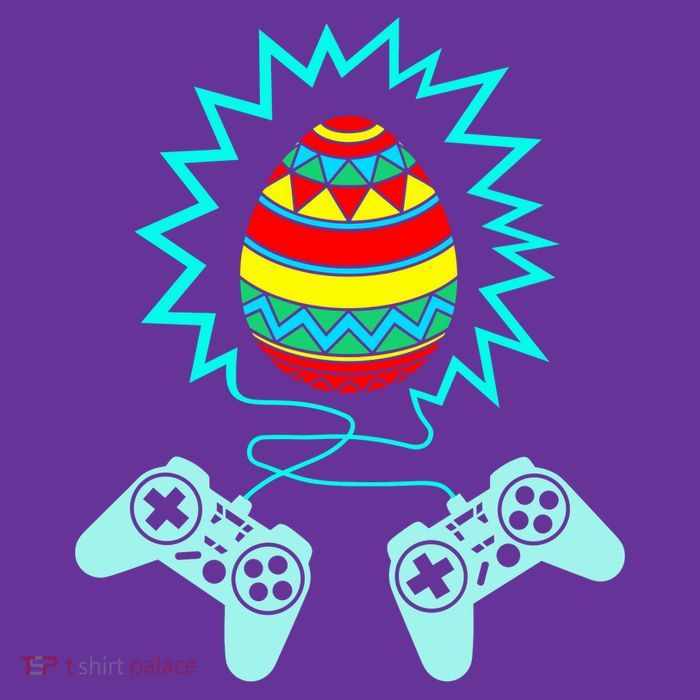 Funny Happy Easter Gamer Video Game Controller Egg Short Acrylic Beanie