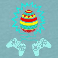 Funny Happy Easter Gamer Video Game Controller Egg Sueded Cloud Jersey T-Shirt