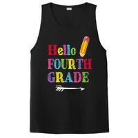 Funny Hello Fourth Grade Funny Back To The School PosiCharge Competitor Tank