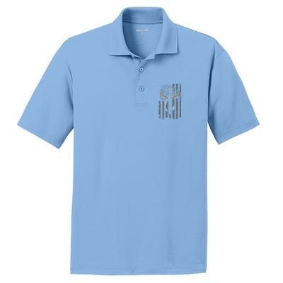 Faith Hunting Fishing Christian Hunter Fisherman PosiCharge RacerMesh Polo