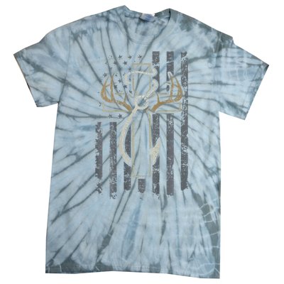 Faith Hunting Fishing Christian Hunter Fisherman Tie-Dye T-Shirt