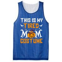 Funny Halloween Fun This Is My Tired Mom Costume Cute Gift Mesh Reversible Basketball Jersey Tank