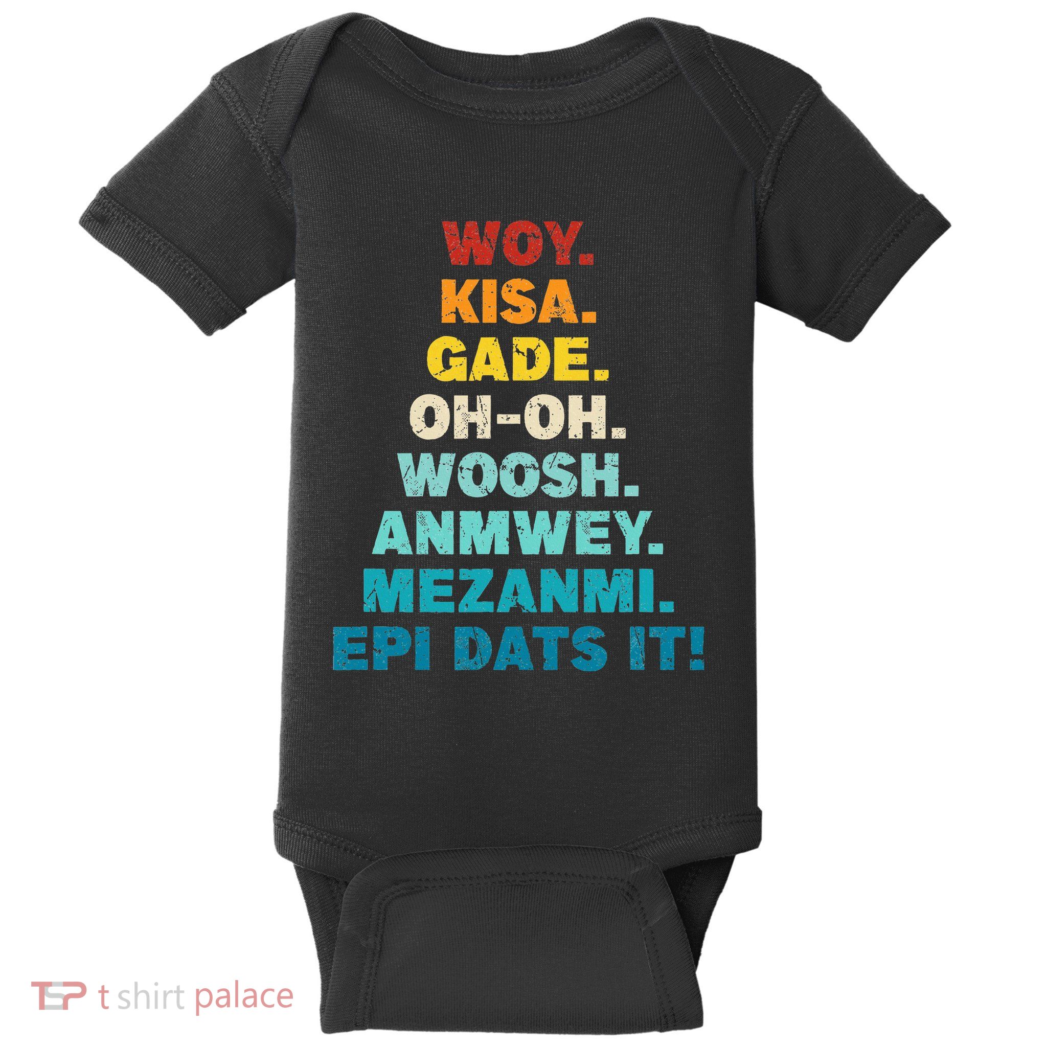 Funny Haiti Baby Bodysuit