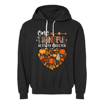 Fall Harvest Fun Engaging Thanksgiving Activities Garment-Dyed Fleece Hoodie