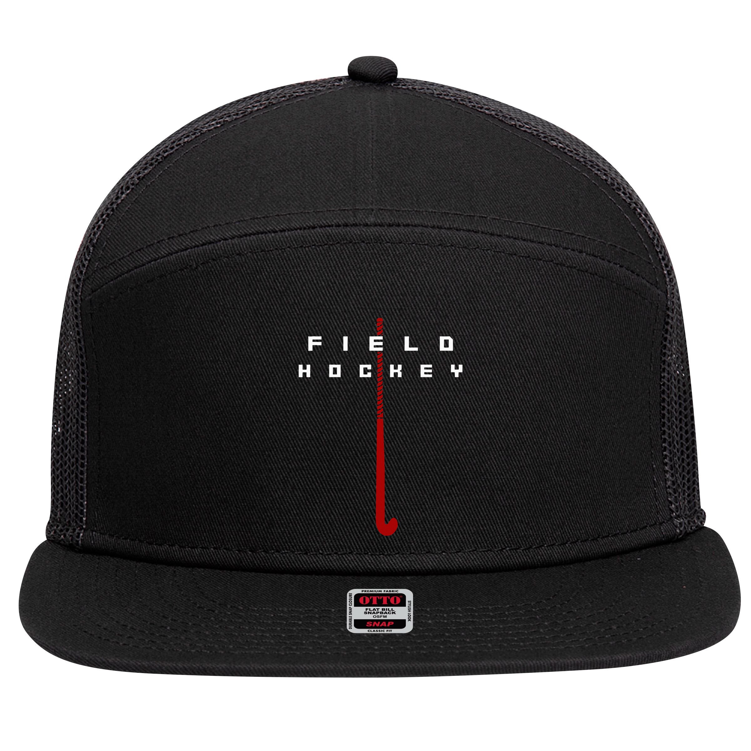 Field Hockey Field Hockey 7 Panel Mesh Trucker Snapback Hat