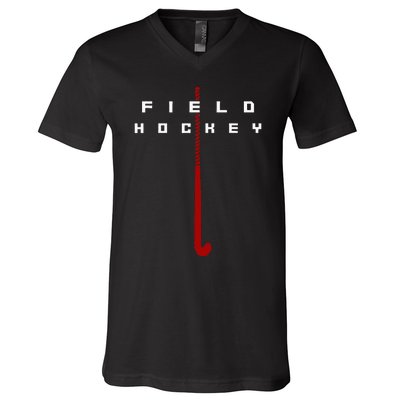 Field Hockey Field Hockey V-Neck T-Shirt