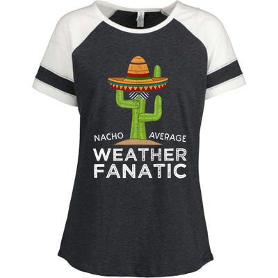 Fun Hilarious Funny Meteorology Weather Lover Enza Ladies Jersey Colorblock Tee