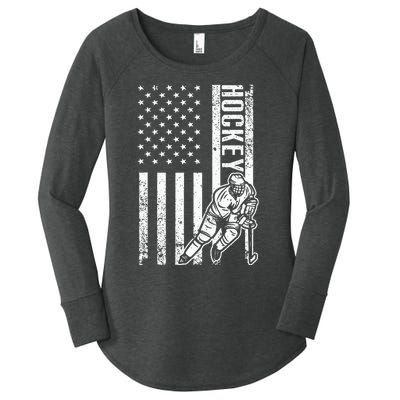 Funny Hockey Women's Perfect Tri Tunic Long Sleeve Shirt