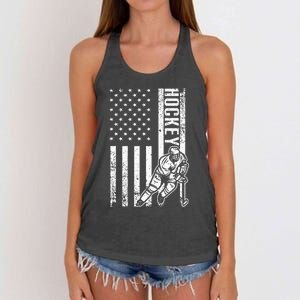 Funny Hockey Women's Knotted Racerback Tank