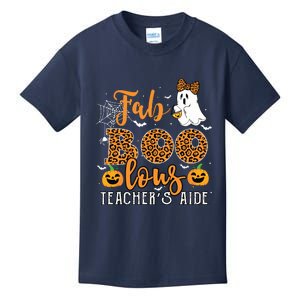 Faboolous Halloween For Teacher’S Aide Cute Leopard Kids T-Shirt