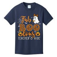 Faboolous Halloween For Teacher’S Aide Cute Leopard Kids T-Shirt