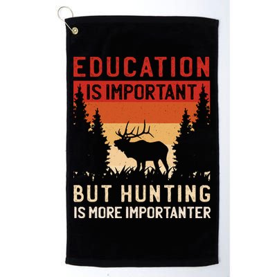 Funny Hunting Golf Towel