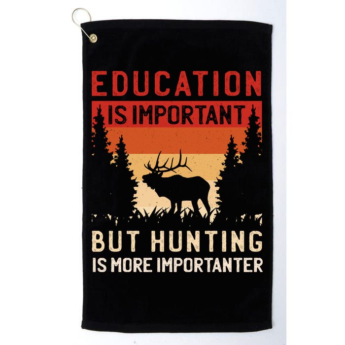 Funny Hunting Golf Towel