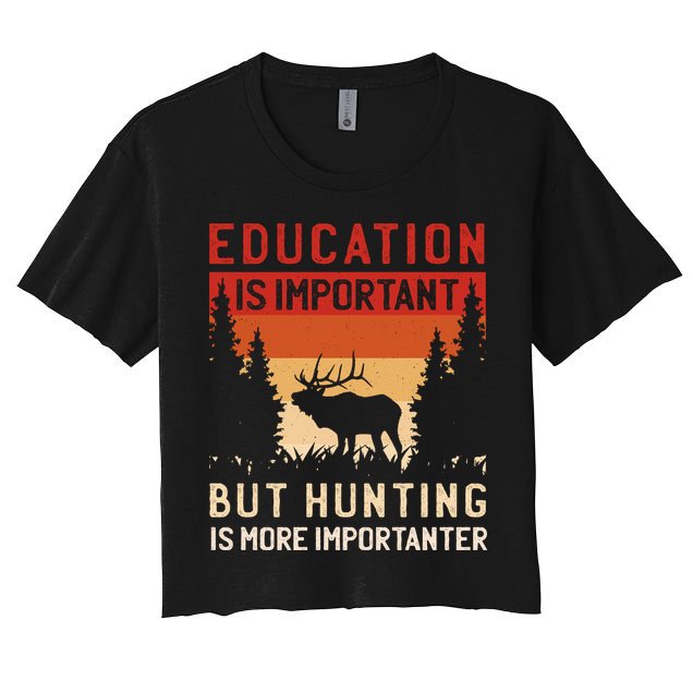 Funny Hunting Crop Top