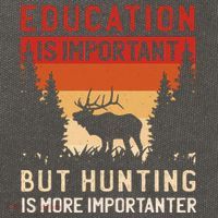 Funny Hunting Cotton Canvas Backpack