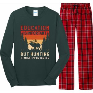 Funny Hunting Long Sleeve Pajama Set