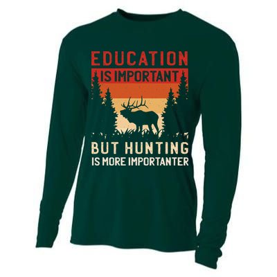 Funny Hunting Cooling Performance Long Sleeve Crew