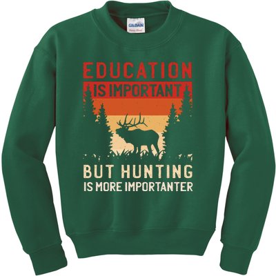 Funny Hunting Kids Sweatshirt