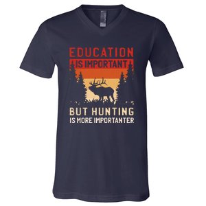 Funny Hunting V-Neck T-Shirt