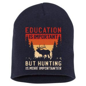 Funny Hunting Short Acrylic Beanie