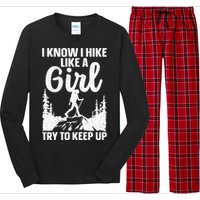 Funny Hiking For Mountaineer Hiking Lover Gift Long Sleeve Pajama Set