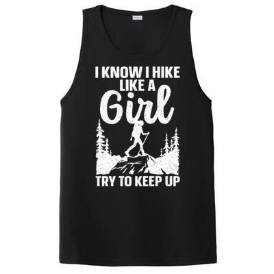 Funny Hiking For Mountaineer Hiking Lover Gift PosiCharge Competitor Tank