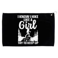 Funny Hiking For Mountaineer Hiking Lover Gift Grommeted Golf Towel