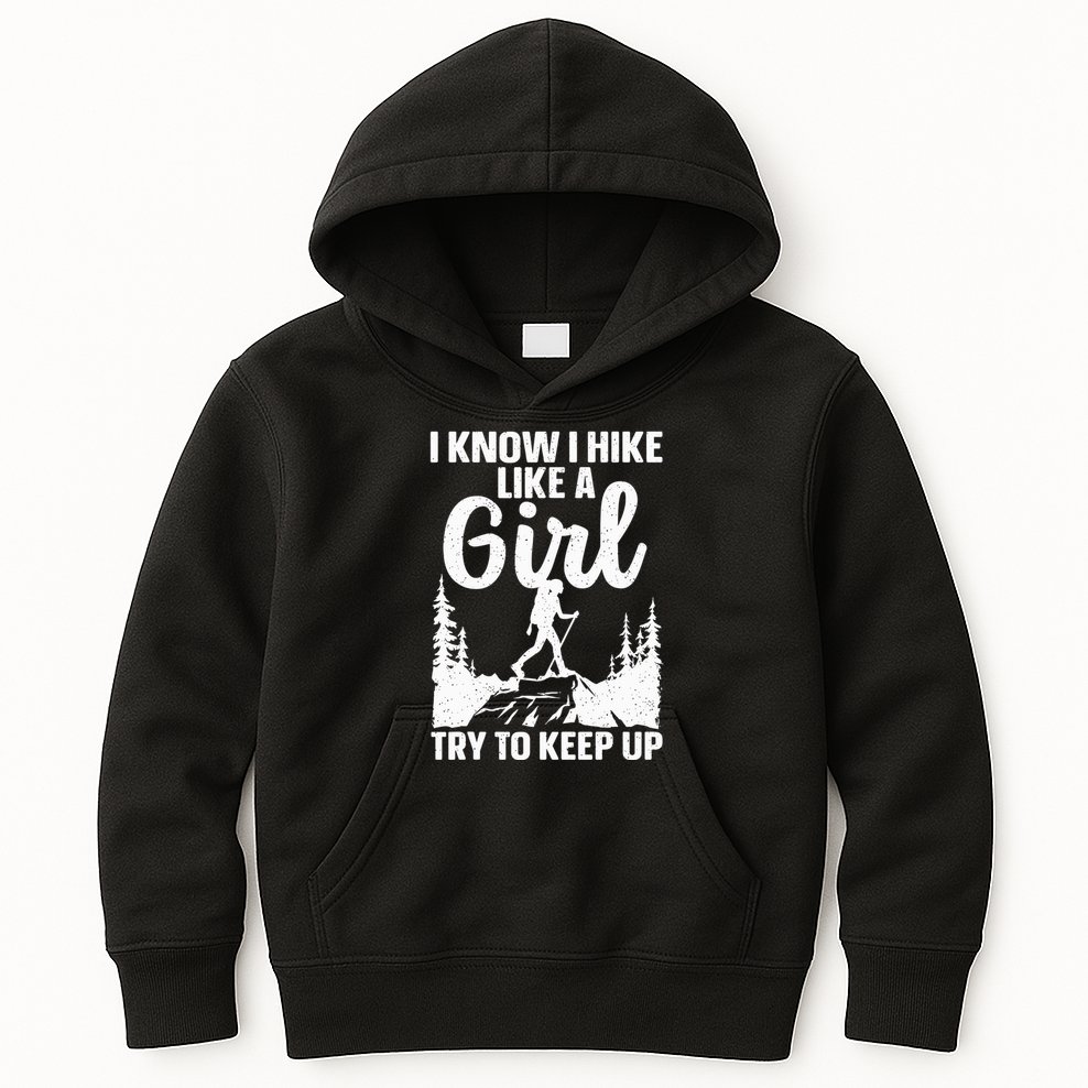 Funny Hiking For Mountaineer Hiking Lover Gift Kids Hoodie