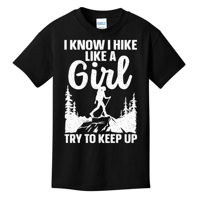 Funny Hiking For Mountaineer Hiking Lover Gift Kids T-Shirt