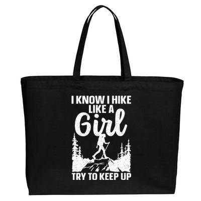 Funny Hiking For Mountaineer Hiking Lover Gift Cotton Canvas Jumbo Tote