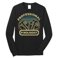 Funny Handyman For Wo Dad Fixologist Carpenter Long Sleeve Shirt