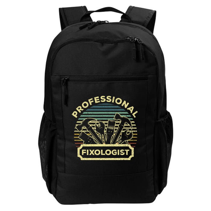 Funny Handyman For Wo Dad Fixologist Carpenter Backpack