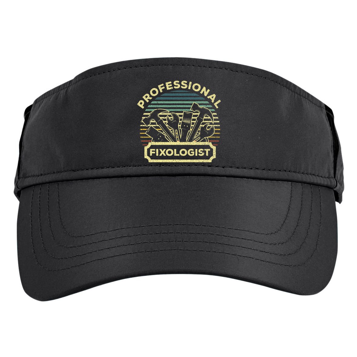 Funny Handyman For Wo Dad Fixologist Carpenter Adult Drive Performance Visor