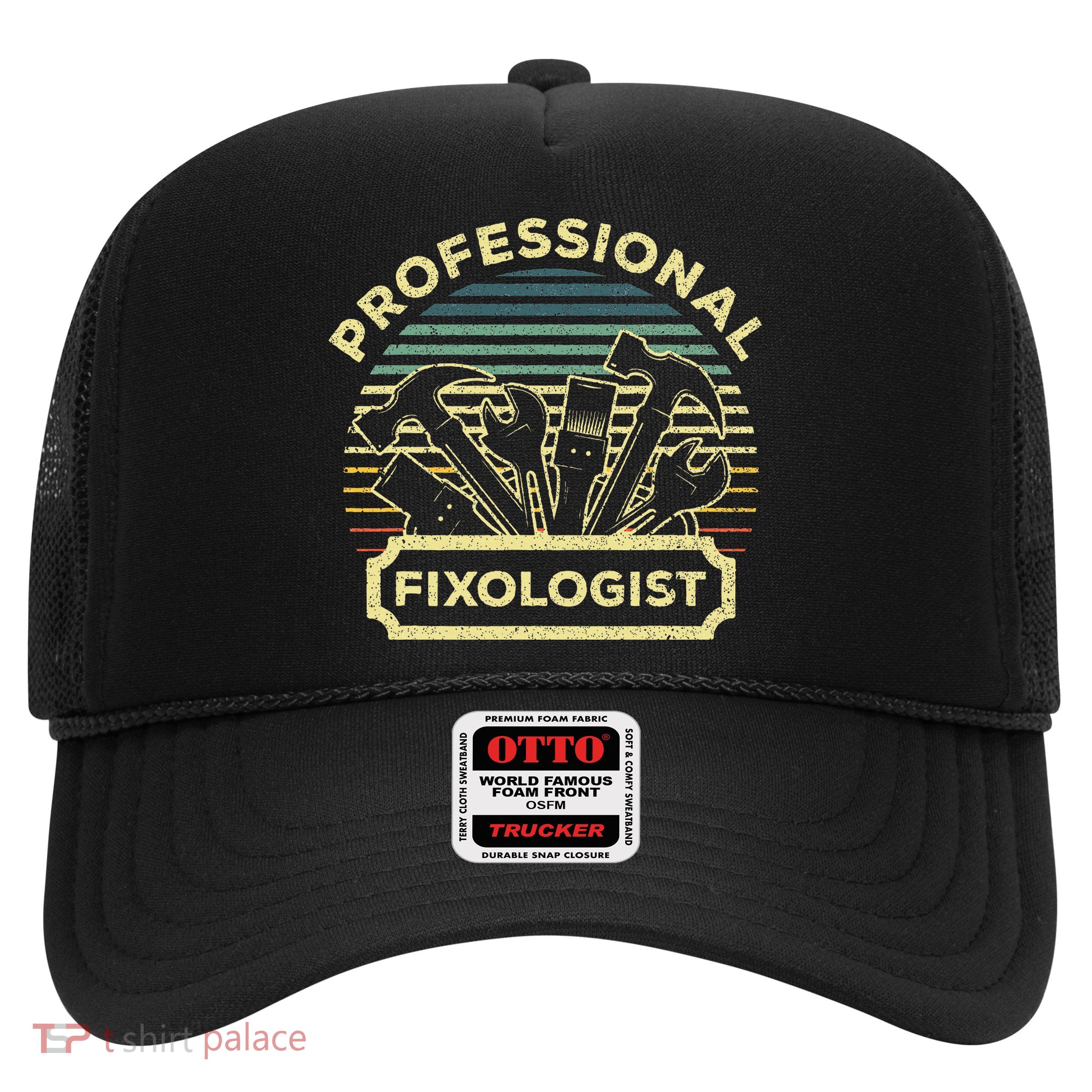 Funny Handyman For Wo Dad Fixologist Carpenter Trucker Hat