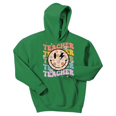 Funny Hippie Face Teacher Shirts Back To School Teachers Day Kids Hoodie