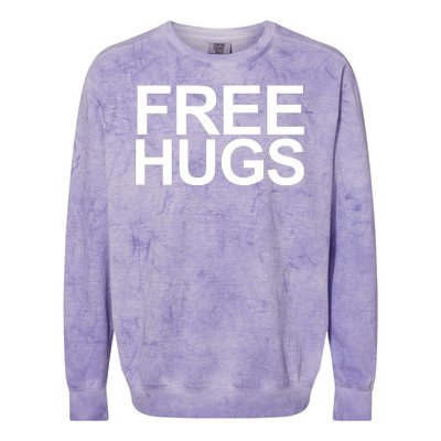 Free Hugs Colorblast Crewneck Sweatshirt