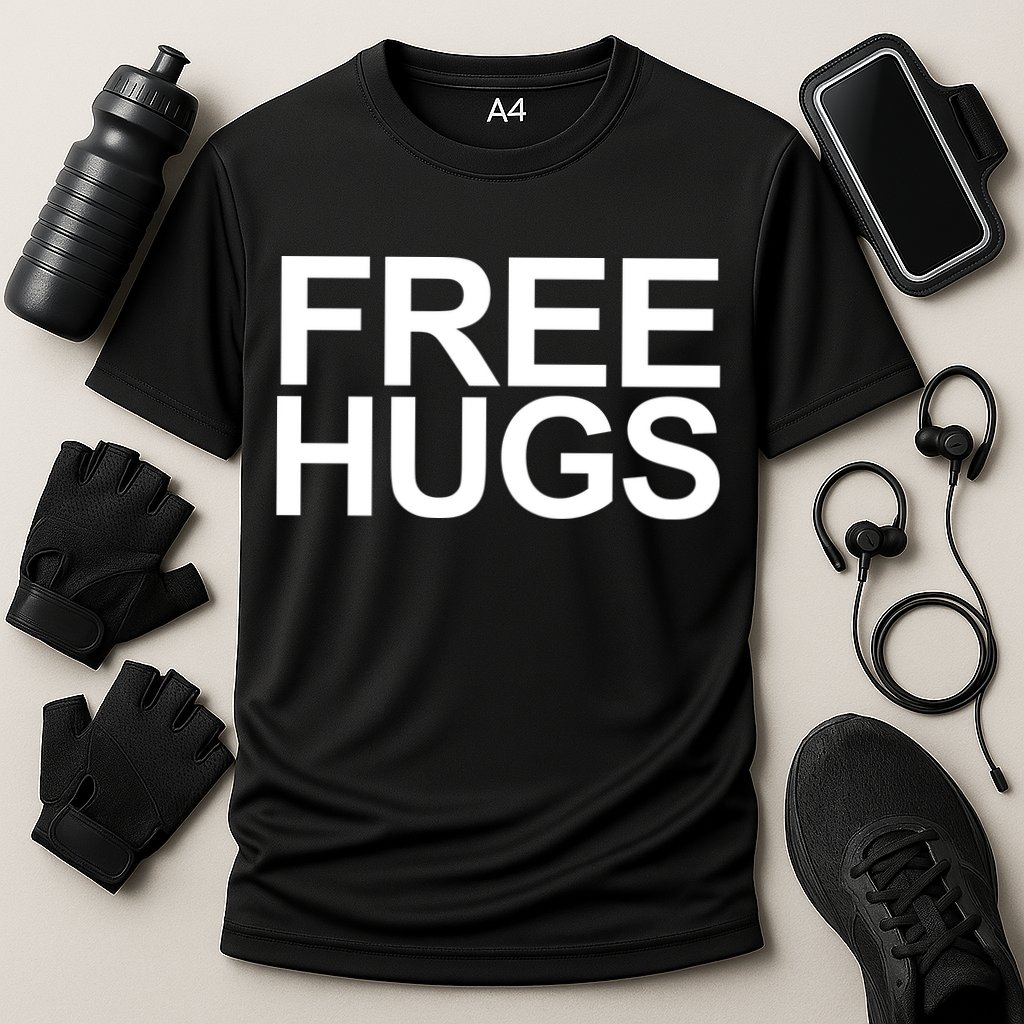 Free Hugs Cooling Performance Crew T-Shirt