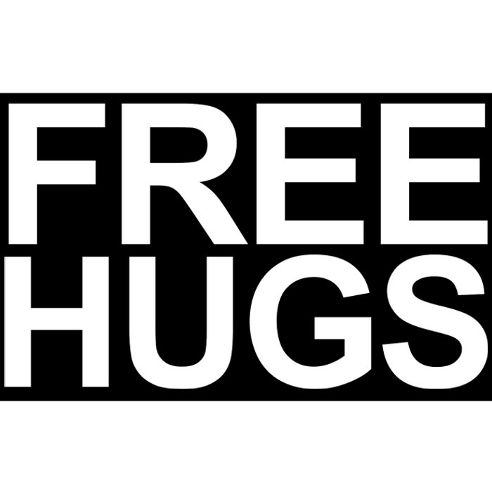 Free Hugs Bumper Sticker