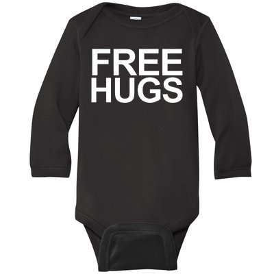 Free Hugs Baby Long Sleeve Bodysuit