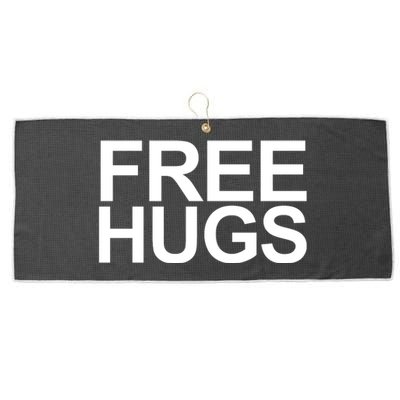 Free Hugs Large Microfiber Waffle Golf Towel