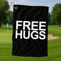 Free Hugs Golf Towel
