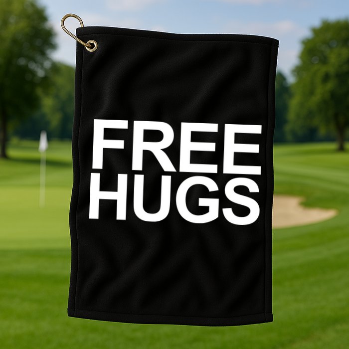 Free Hugs Golf Towel
