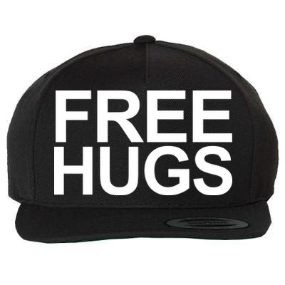 Free Hugs Wool Snapback Cap